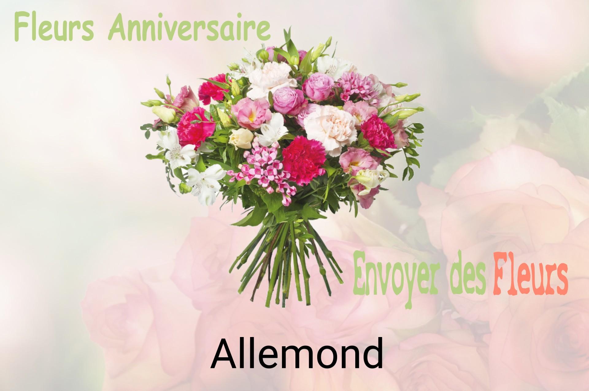 Bouquet de fleurs d’anniversaire livré à Allemond